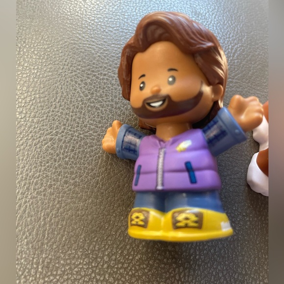 Fisher Price Little People AFRICAN AMERICAN DAD MAN BEARD Father - Picture 2 of 3